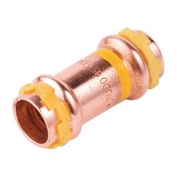 Buderus Logafix Kupfer Gas Muffe Innen/Innen 22mm mit V-Kontur... BUDERUS-7738327362 4057749642363 (Abb. 1)