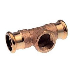 Buderus Logafix Rotguss T-Stück Innen/Innengewinde/Innen 54X Rp 1/2" x 54mm mit M-K... BUDERUS-7738326632 4057749635204 (Abb. 1)