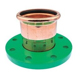 Buderus Logafix Kupfer Übergangsflansch DN 108 DN 100mm mit M-Presskontur, PN 10/16... BUDERUS-7738326574 4057749634627 (Abb. 1)