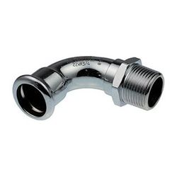 Buderus Logafix C-Stahl Bogen 90 Grad Innen/Außengewinde 42mm x R 1 1/2" mit M-Kont... BUDERUS-7738327931 4057749443335 (Abb. 1)