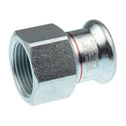 Buderus Logafix C-Stahl Übergangsstück Innen/Innengewinde 42mm x Rp 1 1/2" mit M-Ko... BUDERUS-7738327766 4057749441683 (Abb. 1)