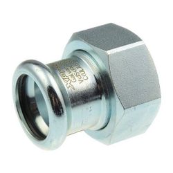 Buderus Logafix C-Stahl Anschlussverschraubung Innen/Innengewinde 15mm x G 3/4" mit... BUDERUS-7738328014 4057749444134 (Abb. 1)