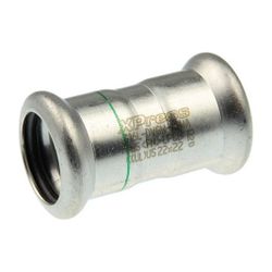 Buderus Logafix Edelstahl Muffe Innen/Innen 54mm mit M-Kontur... BUDERUS-7738326142 4057749447784 (Abb. 1)