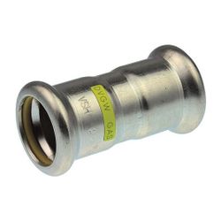 Buderus Logafix Edelstahl Gas Muffe Innen/Innen 35mm mit M-Presskontur... BUDERUS-7738327542 4057749642691 (Abb. 1)