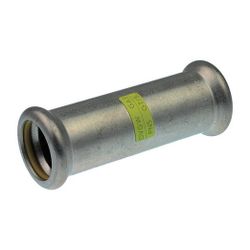 Buderus Logafix Edelstahl Gas Schiebemuffe Innen/Innen 42mm mit M-Presskontur... BUDERUS-7738327563 4057749642905 (Abb. 1)