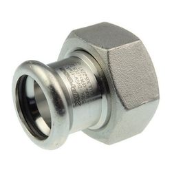 Buderus Logafix Edelstahl Anschlussverschraubung Innen/Innen 15mm x G 3/4" mit M-Ko... BUDERUS-7738326222 4057749448583 (Abb. 1)