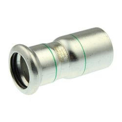 Buderus Logafix Edelstahl Reduzierstück Außen/Innen 88,9x76,1mm mit M-Kontur... BUDERUS-7738326326 4057749449405 (Abb. 1)