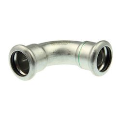Buderus Logafix Edelstahl Bogen 90 Grad Innen/Innen 22mm mit M-Kontur... BUDERUS-7738326051 4057749446879 (Abb. 1)