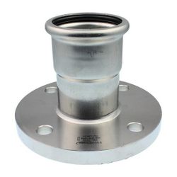 Buderus Logafix Edelstahl Übergangsflansch DN 35 DN 32 mit M-Presskontur, PN 10/16... BUDERUS-7738326114 4057749447500 (Abb. 1)