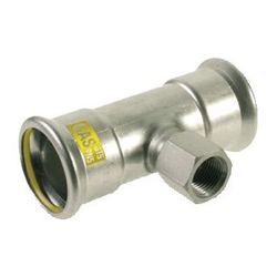 Buderus Logafix Edelstahl Gas T-Stück Innen/Innengewinde/Innen 76,1mm x Rp 3/4" x76... BUDERUS-7738327701 4057749644282 (Abb. 1)