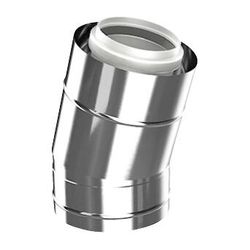 Buderus Bogen konzentrisch DN 160/225 15, Edelstahl... BUDERUS-7746900730 4047416139302 (Abb. 1)