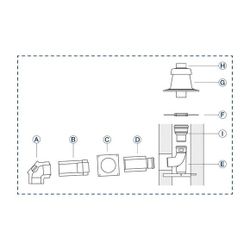 Buderus Grundbausatz GA-K,d. 80/125mm d. 110VA Schacht DN 110... BUDERUS-7738112551 4057749779823 (Abb. 1)