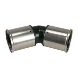 Buderus Pressfitting Standard PVDF Winkel 45 Grad 63x63mm, Presskontur BE... BUDERUS-7738334097 5414764028036 (Abb. 1)
