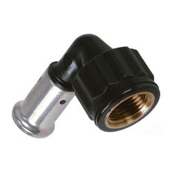 Buderus Pressfitting Standard PVDF Winkel 90 Grad Innengewinde 20mm x 3/4", Pressko... BUDERUS-7738334112 5414764039797 (Abb. 1)