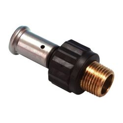 Buderus Übergang Außengewinde 20mm x 1/2" PVDF Pressfitting, Presskontur BE... BUDERUS-7738334180 5414764019904 (Abb. 1)