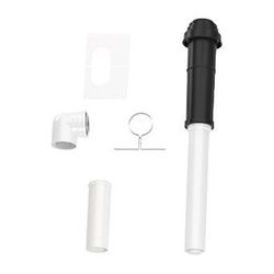 Buderus Abgaspaket DO 80/125, Grundbausatz DO, Dachziegel, 2m Rohr, 1 Bogen für GB2... BUDERUS-7739607711 4057749928894 (Abb. 1)