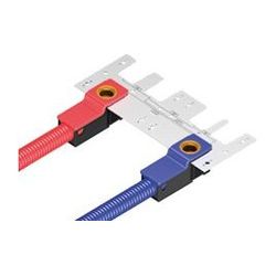 Buderus Wall Box Blau/Rot, 1/2" Innengewinde x 16mm, Brass Pressfitting, Presskontu... BUDERUS-7738334244 5414764336155 (Abb. 1)