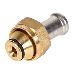 Buderus Anschlussverschraubung 16mm x 3/4" für Eurokonus, Brass Pressfitting... BUDERUS-7738338460 5414764022201 (Abb. 1)