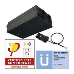 Buderus Logavent Wohnungslüftungsgerät HRV156-120 K S OR Kompaktlüftungsgerät mit W... BUDERUS-7739621523 4062321614485 (Abb. 1)