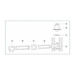 Buderus Grundbausatz GA-K, d. 110/160mm für Wärmeerzeuger mit KAS nach oben... BUDERUS-7738113073 4062321260132 (Abb. 1)