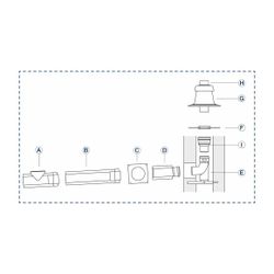 Buderus Grundbausatz GA-K, d. 80/125mm d. 110VA für Wärmeerzeuger mit KAS nach hint... BUDERUS-7738112747 4062321056407 (Abb. 1)