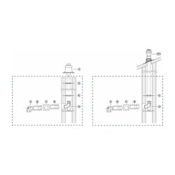 Buderus Grundbausatz DO-S, d. 80/125mm für Wärmeerzeuger mit KAS nach oben... BUDERUS-7738112556 4057749783943 (Abb. 1)