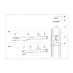 Buderus Grundbausatz GA-K, d. 80/125mm d. 110VA für Wärmeerzeuger mit KAS nach hint... BUDERUS-7738112747 4062321056407 (Abb. 1)