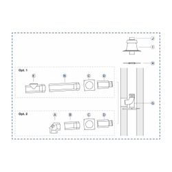 Buderus Grundbausatz GA-K, d. 80/125 für Wärmeerzeuger mit KAS nach oben... BUDERUS-7738112546 4057749779779 (Abb. 1)