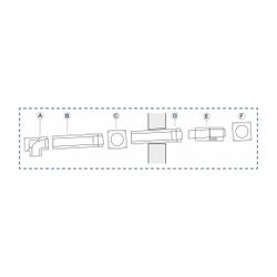 Buderus Grundbausatz WH-WS, d. 110/160mm Abgassystem PP/Stahl... BUDERUS-7738113092 4062321260316 (Abb. 1)