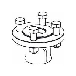 Buderus Adapter Sicherheitsventil GB402 zum Anschluss Feder-Sicherheitsventil... BUDERUS-7747312071 4051516928124 (Abb. 1)