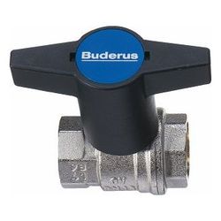 Buderus Logafix VPE KH PN 16, Messing vernickelt 1 1/4" beiderseits Innengewinde... BUDERUS-7739611079 4057749929006 (Abb. 1)