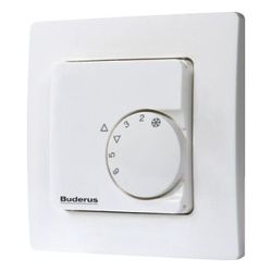 Buderus Logafloor Elektromechanischer Raumtemperatur-Regler RTU, 230V, UP-Montage, 5-... BUDERUS-83849317 4054925633863 (Abb. 1)