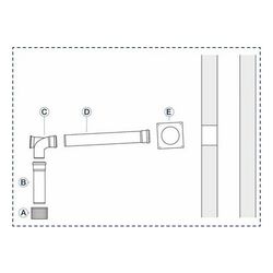 Buderus Grundbausatz GN, d. 80mm für Wärmeerzeuger mit KAS nach oben... BUDERUS-7738112563 4057749842039 (Abb. 1)