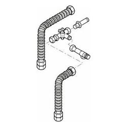 Buderus Anschluss-Set S-flex sanitärs, flexible Edelstahl-Wellschläuche für Logalux H... BUDERUS-87094838 4057749903822 (Abb. 1)