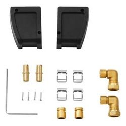 Buderus Anschluss-Set Flachdach für den Anschluss einer Kollektorreihe mit Vakuumrö... BUDERUS-7735600156 4054925734522 (Abb. 1)