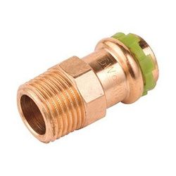 Buderus Logafix Rotguss Übergangsstück Innen/Außengewinde 15mm x R 1/2" mit V-Kontu... BUDERUS-7738326978 4057749638526 (Abb. 1)