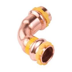 Buderus Logafix Kupfer Gas Bogen 90 Grad Innen/Innen 22mm mit V-Kontur... BUDERUS-7738327298 4057749641724 (Abb. 1)