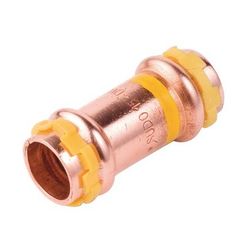 Buderus Logafix Kupfer Gas Muffe Innen/Innen 22mm mit V-Kontur... BUDERUS-7738327362 4057749642363 (Abb. 1)