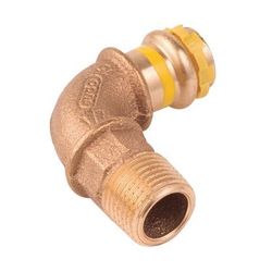 Buderus Logafix Rotguss Gas Bogen 90 Grad Innen/Außengewinde 28mm x R 1" mit V-Kont... BUDERUS-7738327240 4057749641144 (Abb. 1)