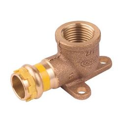 Buderus Logafix Rotguss Gas Wandscheibe 90 Grad Innen/Innengewinde 18mm x Rp 1/2" m... BUDERUS-7738327285 4057749641595 (Abb. 1)