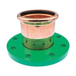 Buderus Logafix Kupfer Übergangsflansch DN 108 DN 100mm mit M-Presskontur, PN 10/16... BUDERUS-7738326574 4057749634627 (Abb. 1)