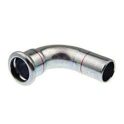 Buderus Logafix C-Stahl Bogen 90 Grad Innen/Außen 76,1mm mit M-Kontur... BUDERUS-7738328069 4057749444684 (Abb. 1)