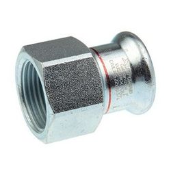 Buderus Logafix C-Stahl Übergangsstück Innen/Innengewinde 42mm x Rp 1 1/2" mit M-Ko... BUDERUS-7738327766 4057749441683 (Abb. 1)