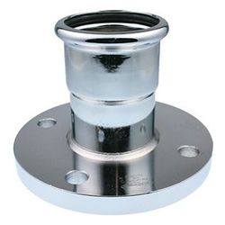 Buderus Logafix C-Stahl Übergangsflansch DN 88,9mm DN 80mm mit M-Presskontur, PN 6... BUDERUS-7738328118 4057749445179 (Abb. 1)