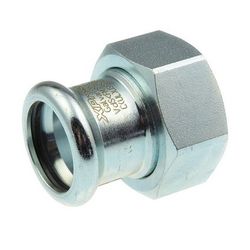 Buderus Logafix C-Stahl Anschlussverschraubung Innen/Innengewinde 15mm x G 3/4" mit... BUDERUS-7738328014 4057749444134 (Abb. 1)