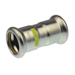 Buderus Logafix Edelstahl Gas Muffe Innen/Innen 35mm mit M-Presskontur... BUDERUS-7738327542 4057749642691 (Abb. 1)