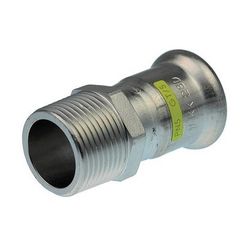 Buderus Logafix Edelstahl Gas Übergangsstück Innen/Außengewinde 42mm x R 1 1/2" mit... BUDERUS-7738327574 4057749643018 (Abb. 1)