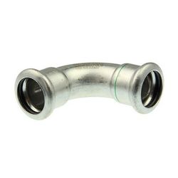 Buderus Logafix Edelstahl Bogen 90 Grad Innen/Innen 22mm mit M-Kontur... BUDERUS-7738326051 4057749446879 (Abb. 1)