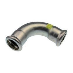 Buderus Logafix Edelstahl Gas Bogen 90 Grad Innen/Innen 88,9mm mit M-Presskontur... BUDERUS-7738327606 4057749643339 (Abb. 1)