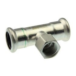 Buderus Logafix Edelstahl T-Stück Innen/Innen/Innen 18mm x Rp 1/2" x 18mm mit M-Kon... BUDERUS-7738326209 4057749448453 (Abb. 1)
